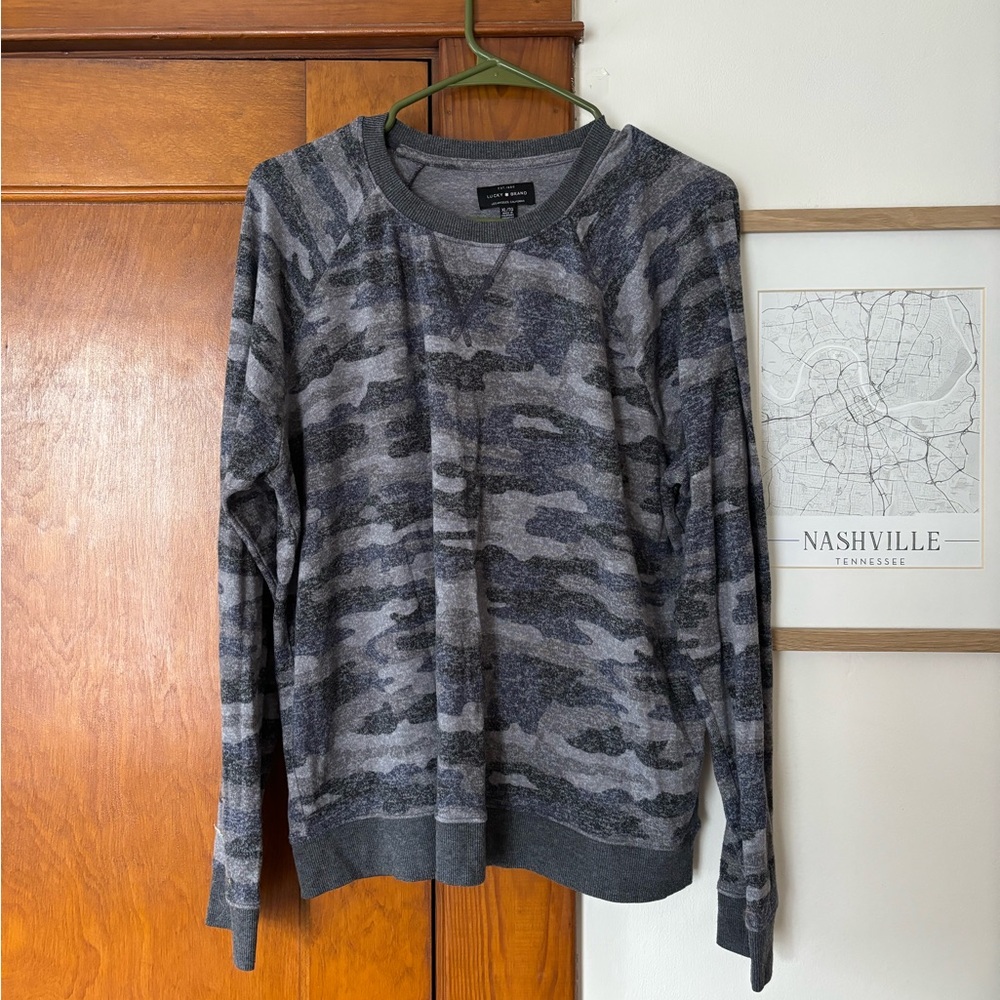 LUCKY BRAND soft lightweight crewneck
